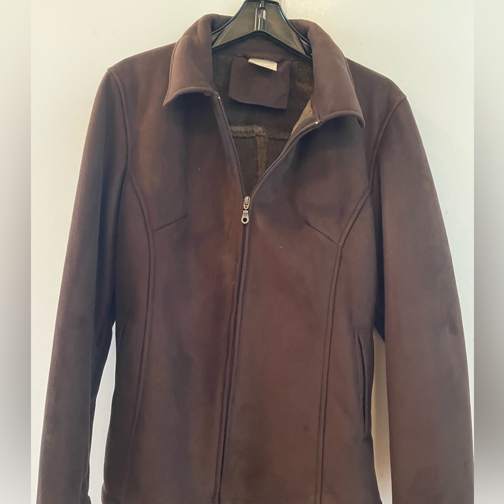 Faux Suede Coat in EUC!